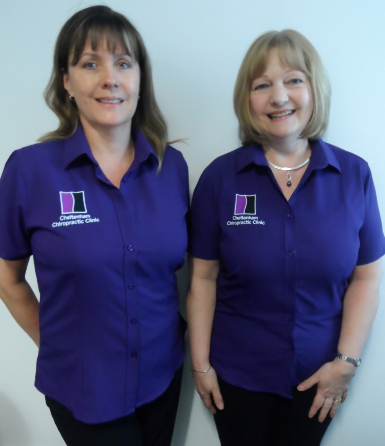 Smart new uniforms for our receptionists! Cheltenham Chiropractic Clinic