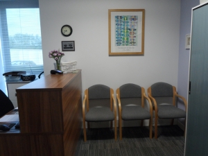 Cheltenham Chiropractic Clinic waiting room 