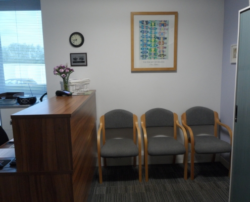 Cheltenham Chiropractic Clinic waiting room