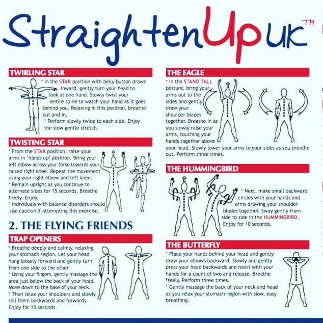 Straighten Up UK Adult exercises