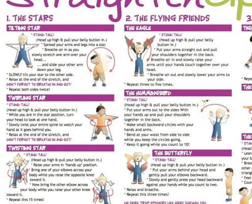 Straighten Up UK Kids exercises